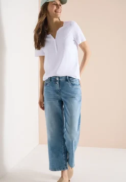Basic Shirt im Tunika-Look