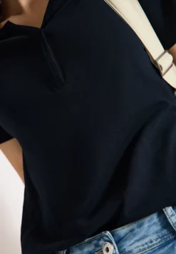Basic Shirt im Tunika-Look