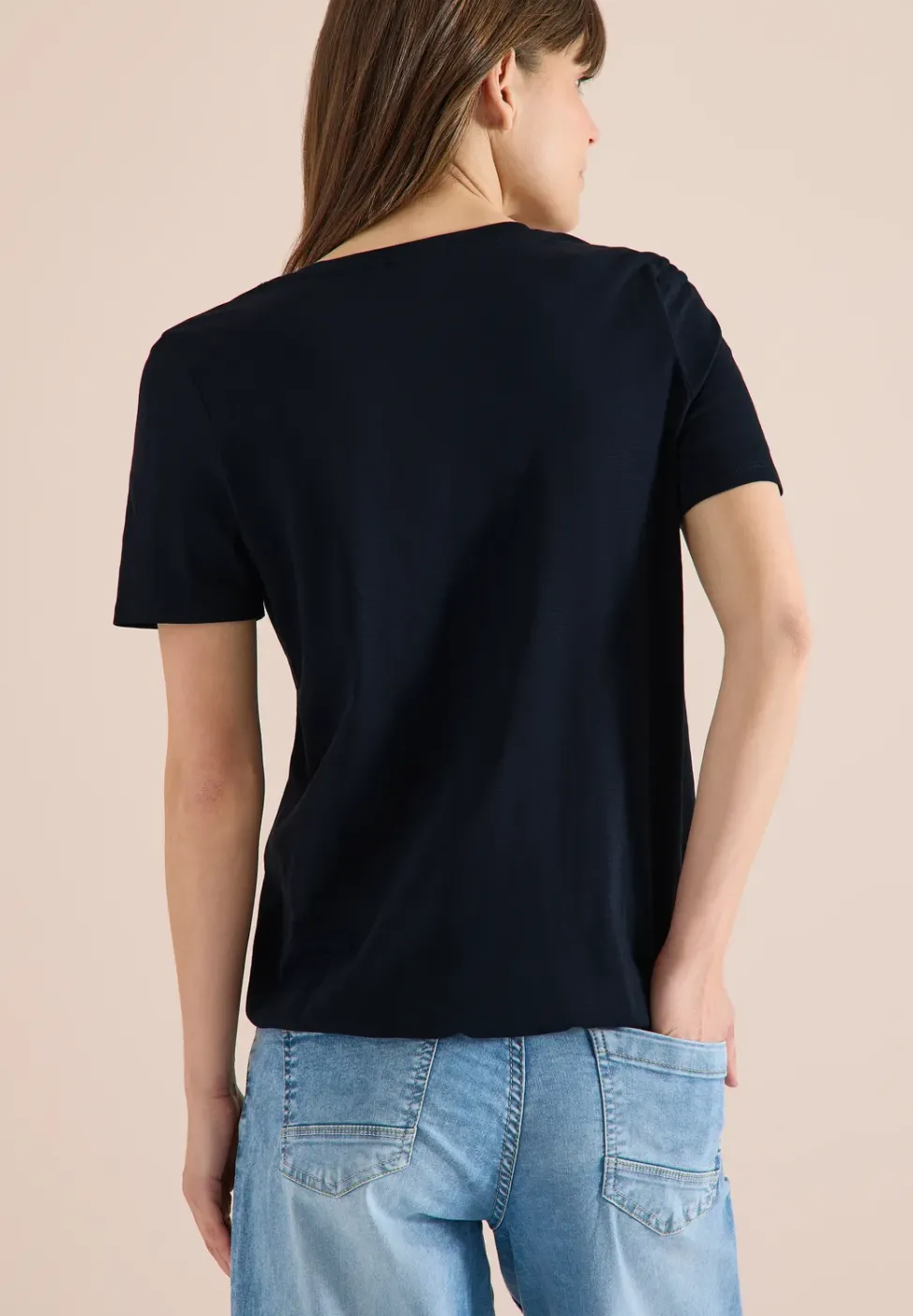 Basic Shirt im Tunika-Look