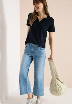 Basic Shirt im Tunika-Look