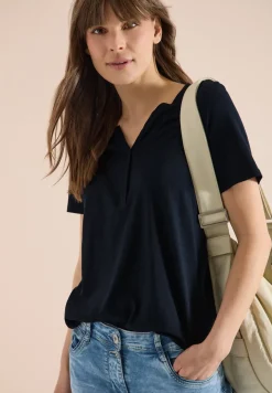 Basic Shirt im Tunika-Look