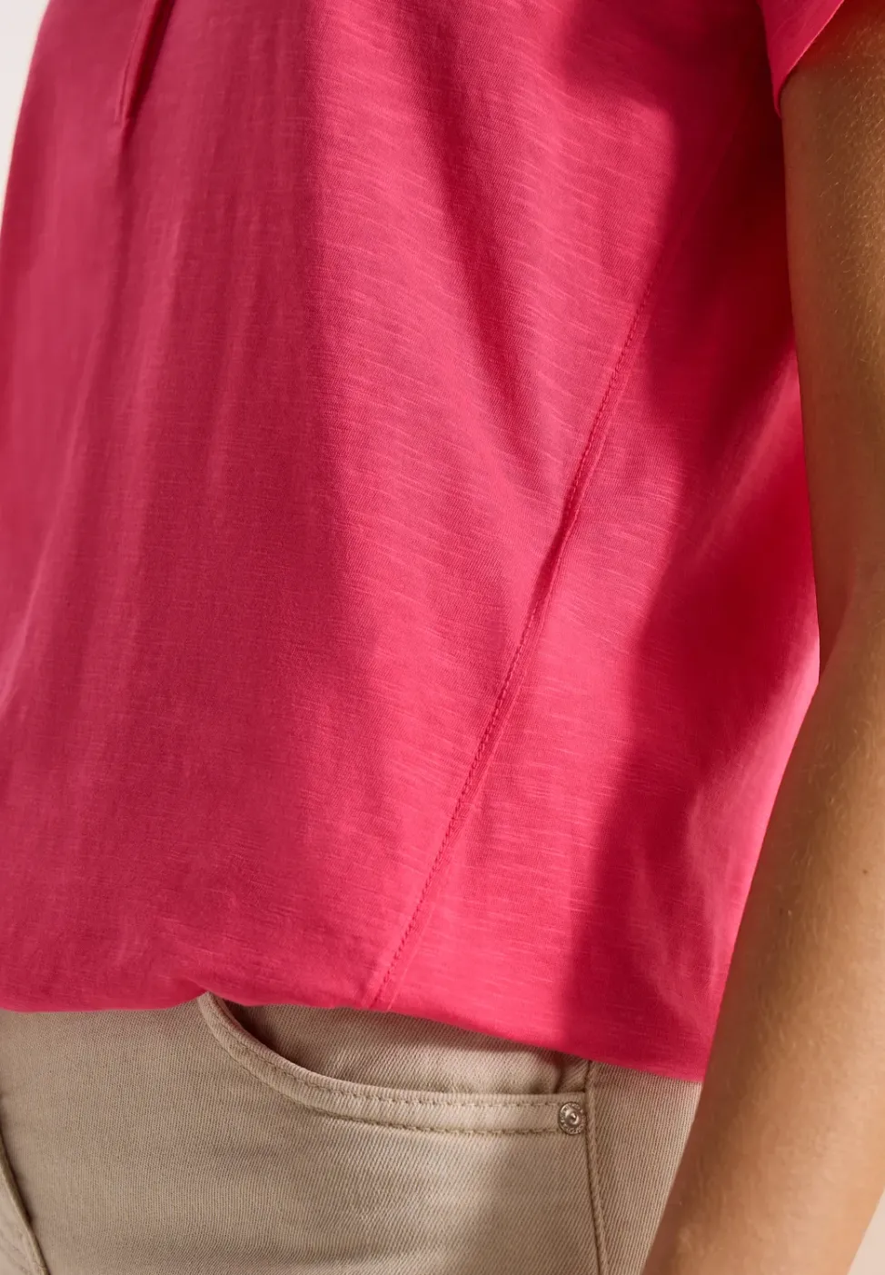 Basic Shirt im Tunika-Look