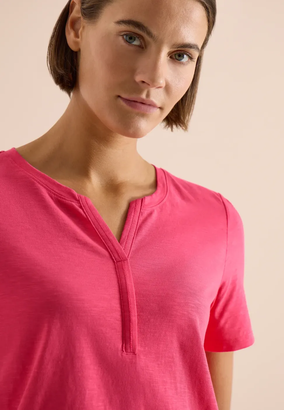 Basic Shirt im Tunika-Look