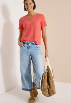 Basic Shirt im Tunika-Look