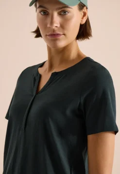 Basic Shirt im Tunika-Look