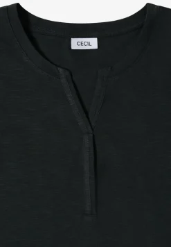 Basic Shirt im Tunika-Look