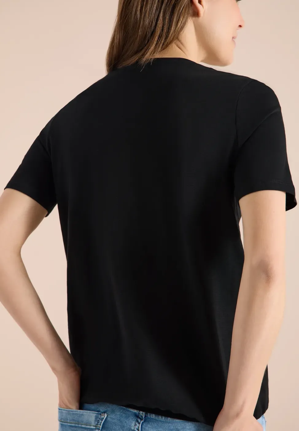 Basic Shirt im Tunika-Look