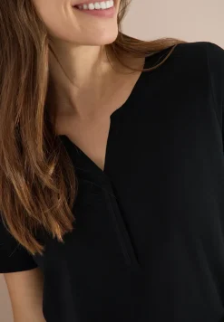 Basic Shirt im Tunika-Look