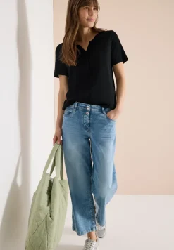 Basic Shirt im Tunika-Look