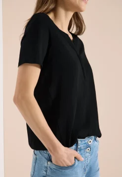 Basic Shirt im Tunika-Look