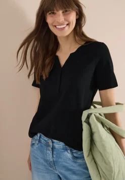 Basic Shirt im Tunika-Look