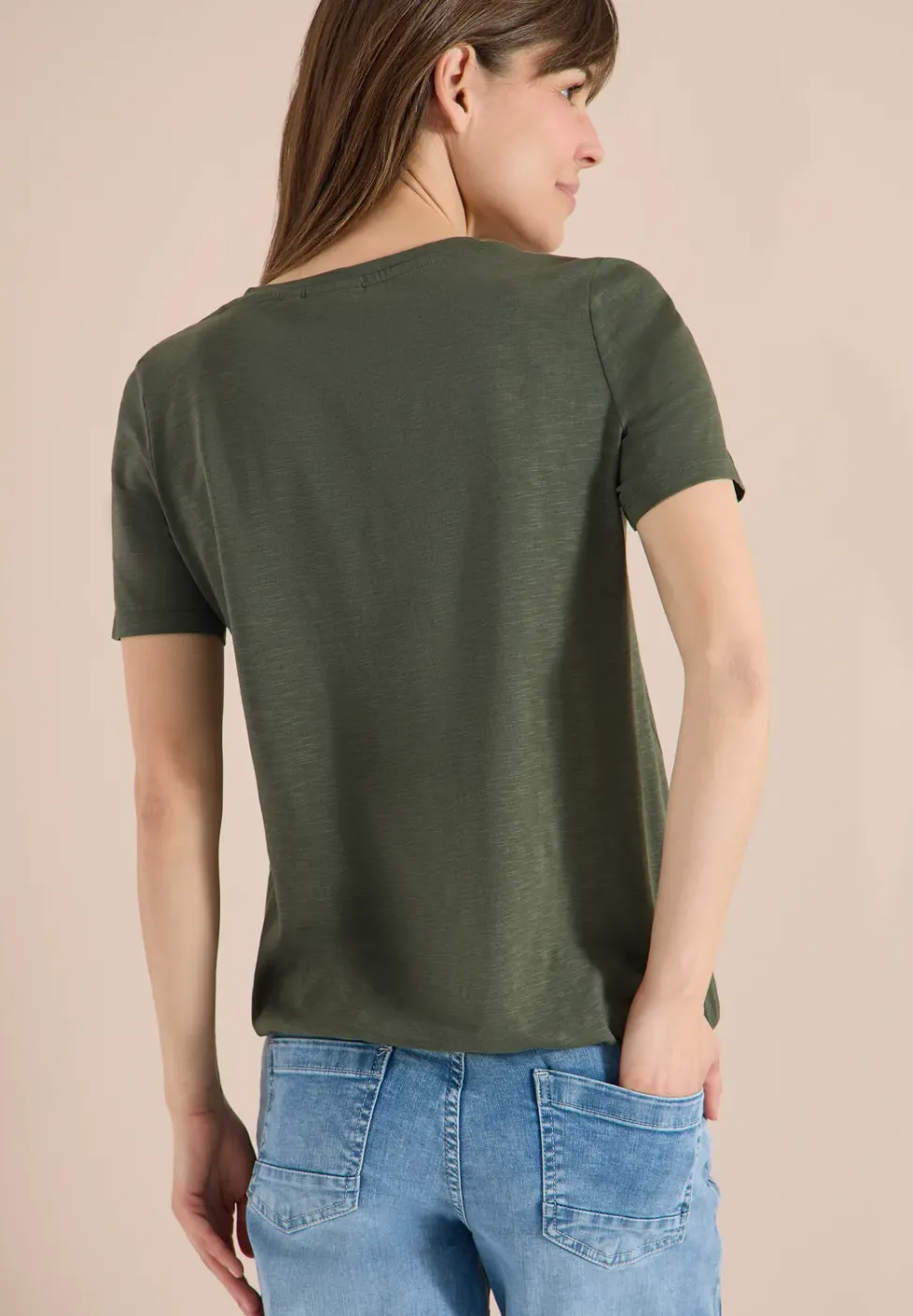 Basic Shirt im Tunika-Look
