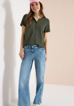 Basic Shirt im Tunika-Look