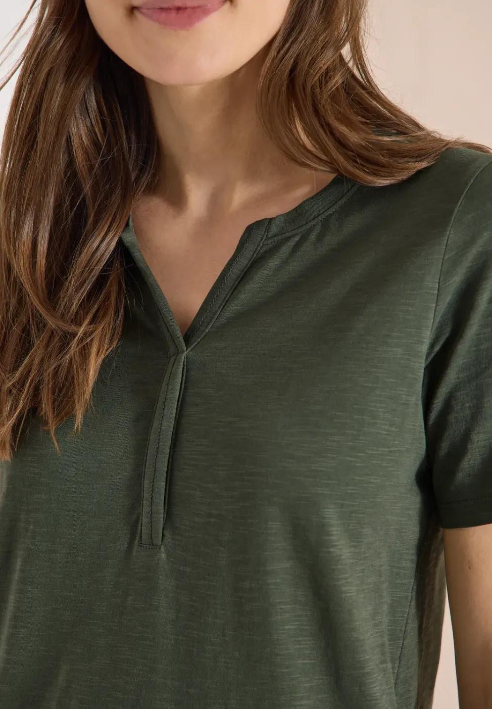 Basic Shirt im Tunika-Look