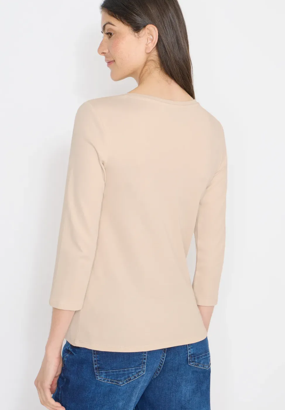 Basic Shirt in Unifarbe