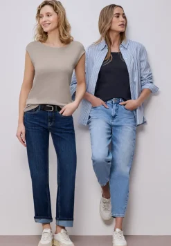 Basic Shirt mit Boatneck im 2er-Pack