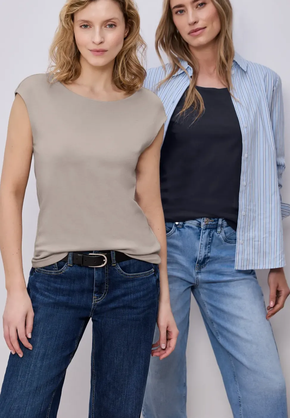 Basic Shirt mit Boatneck im 2er-Pack