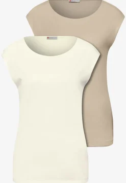 Basic Shirt mit Boatneck im 2er-Pack