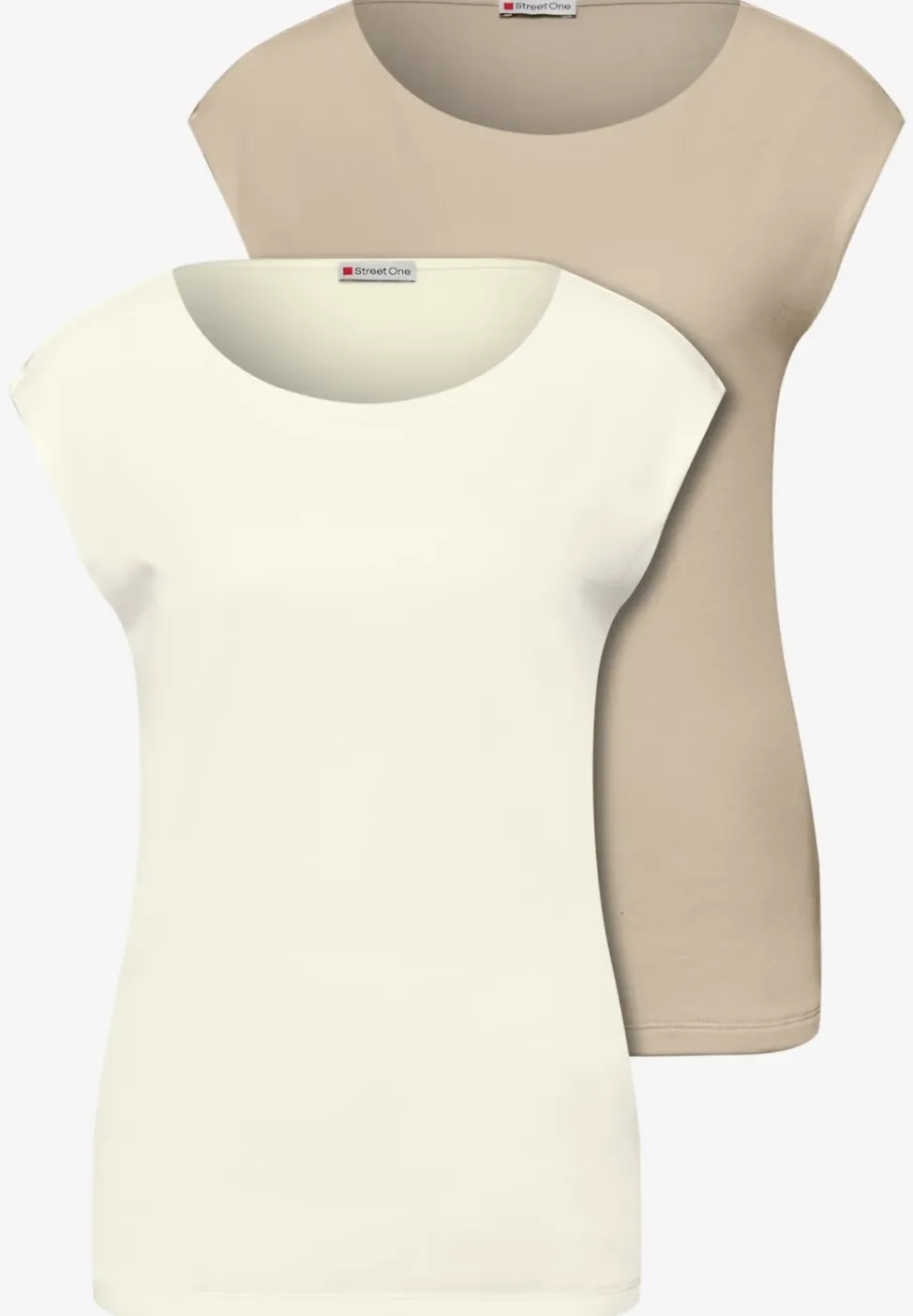 Basic Shirt mit Boatneck im 2er-Pack