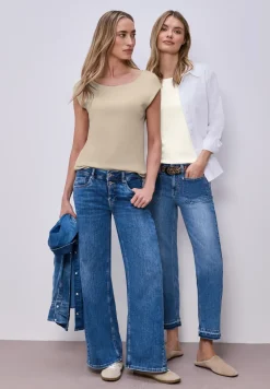 Basic Shirt mit Boatneck im 2er-Pack