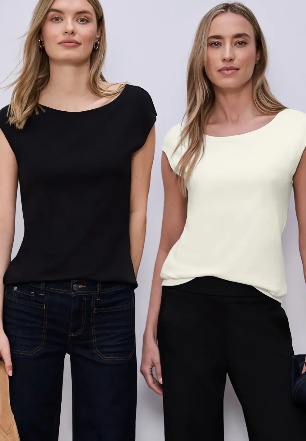 Basic Shirt mit Boatneck im 2er-Pack