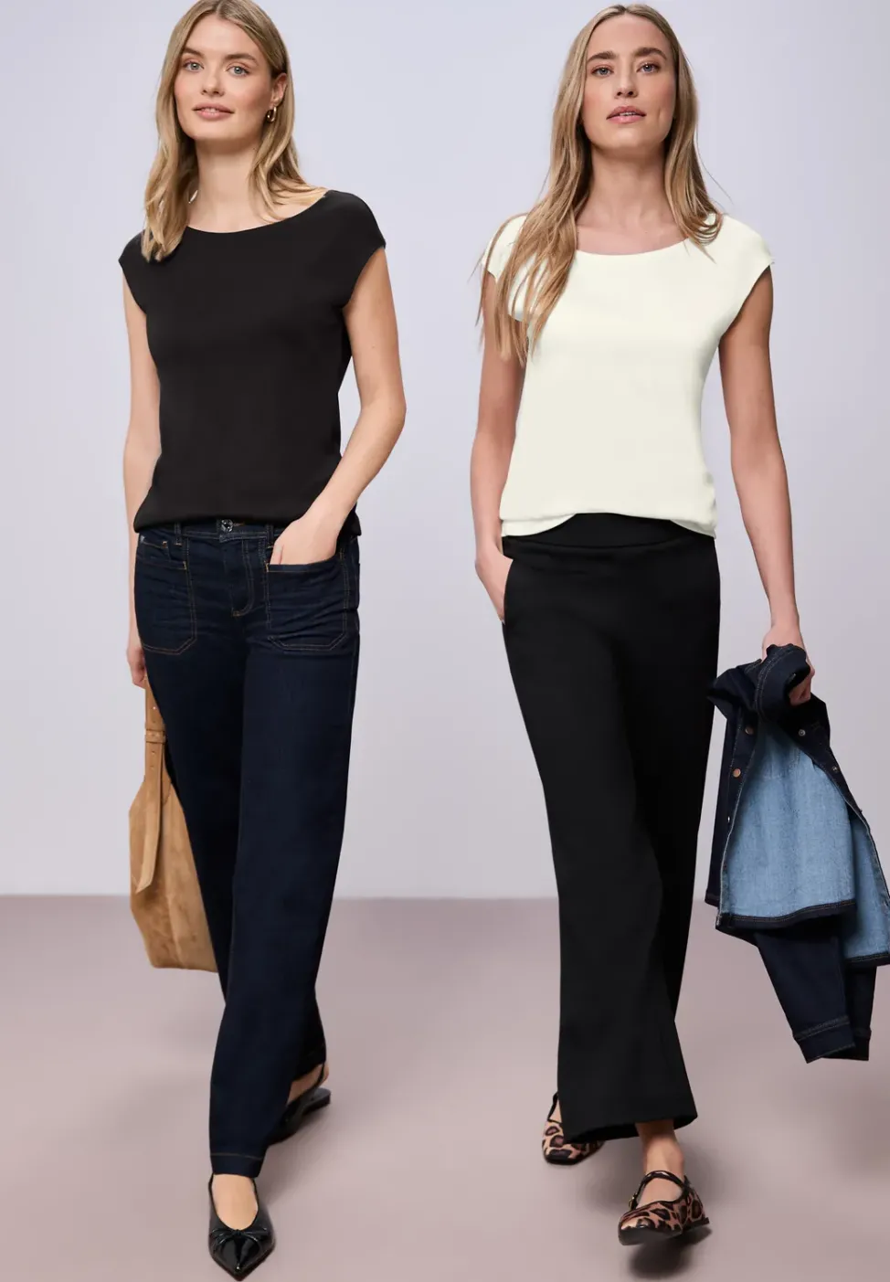 Basic Shirt mit Boatneck im 2er-Pack
