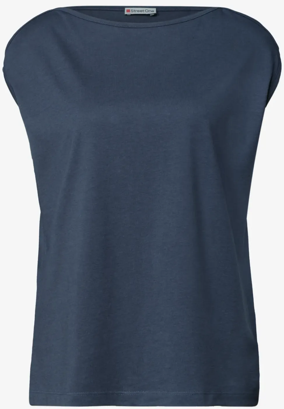 Basic Shirt mit U-Boot-Ausschnitt