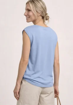 Basic Shirt mit U-Boot-Ausschnitt