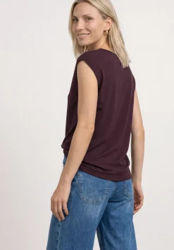 Basic Shirt mit U-Boot-Ausschnitt