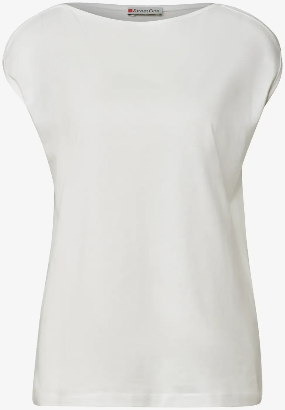 Basic Shirt mit U-Boot-Ausschnitt