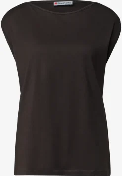Basic Shirt mit U-Boot-Ausschnitt