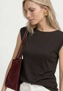 Basic Shirt mit U-Boot-Ausschnitt