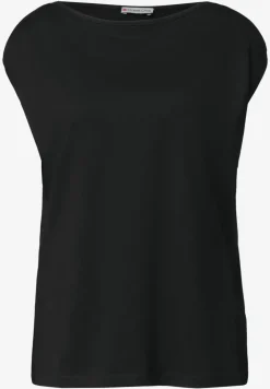 Basic Shirt mit U-Boot-Ausschnitt