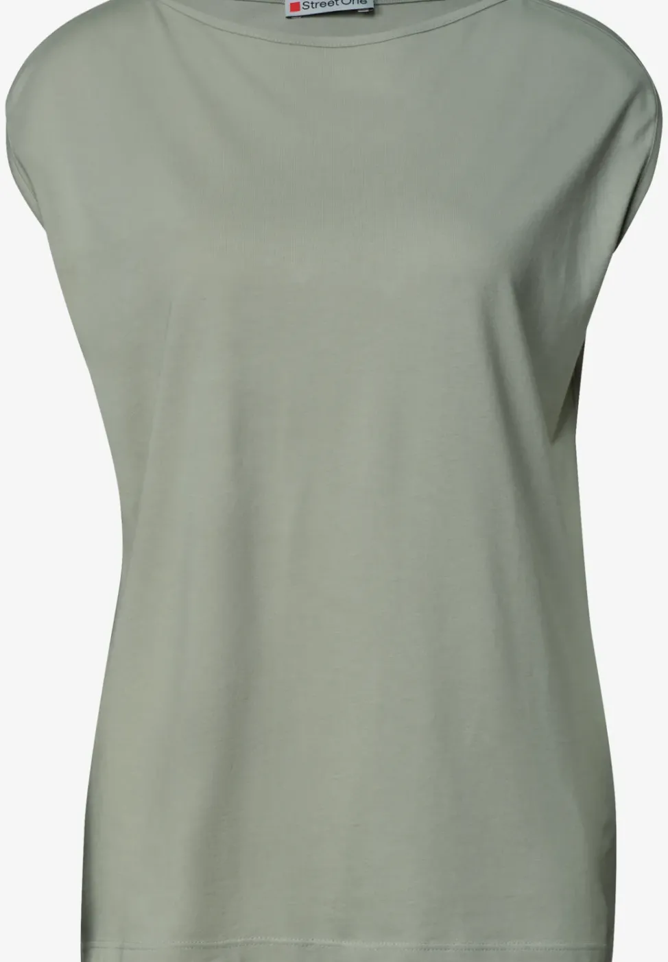Basic Shirt mit U-Boot-Ausschnitt