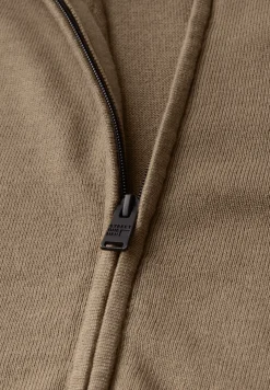Basic Strickjacke mit Zipper