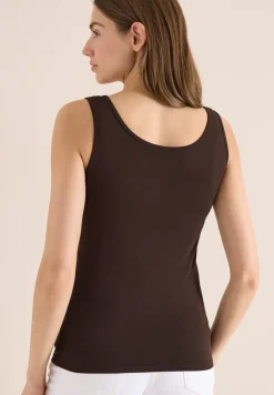 Basic Top aus reiner Baumwolle