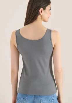Basic Top aus reiner Baumwolle