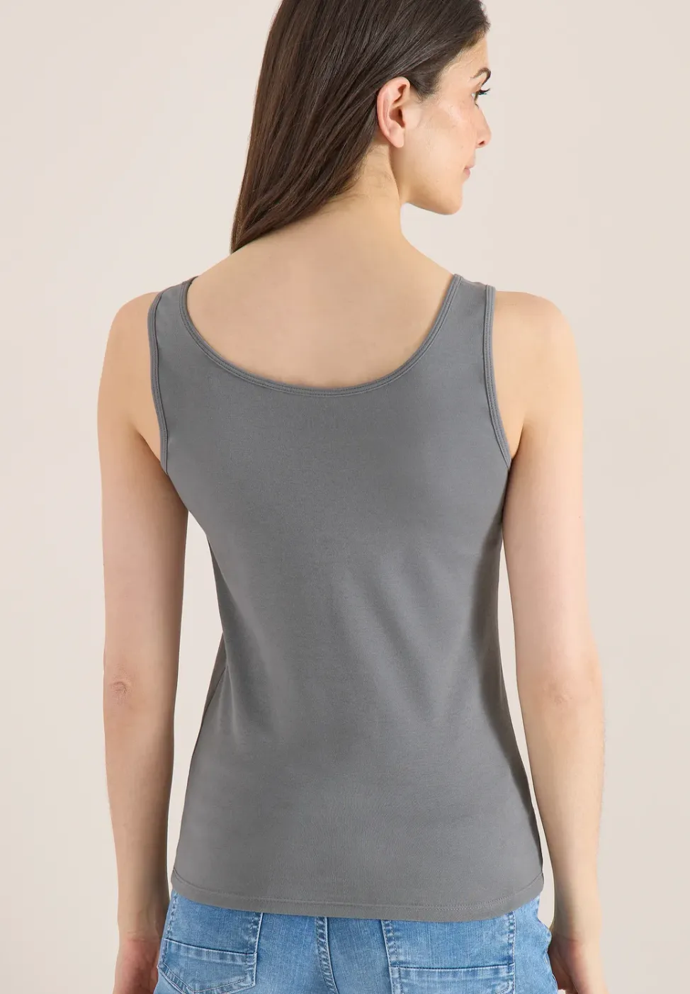 Basic Top aus reiner Baumwolle