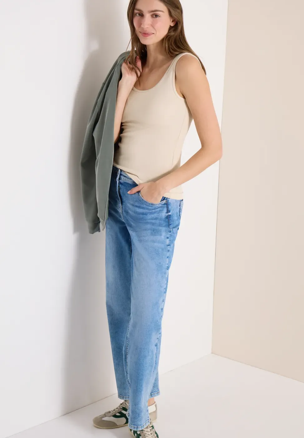 Basic Top aus reiner Baumwolle