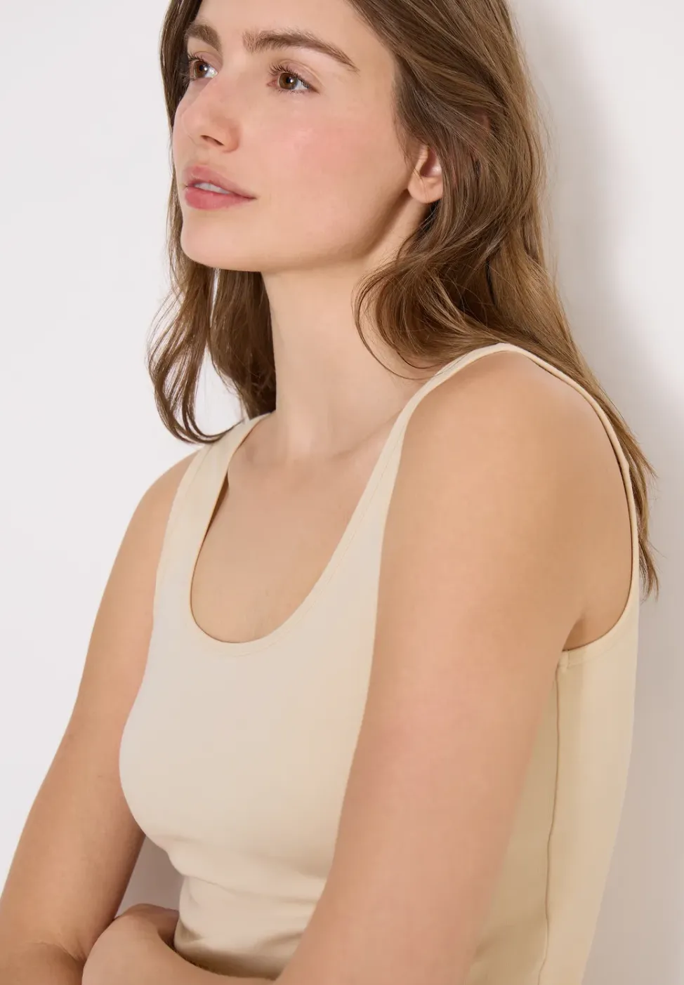 Basic Top aus reiner Baumwolle