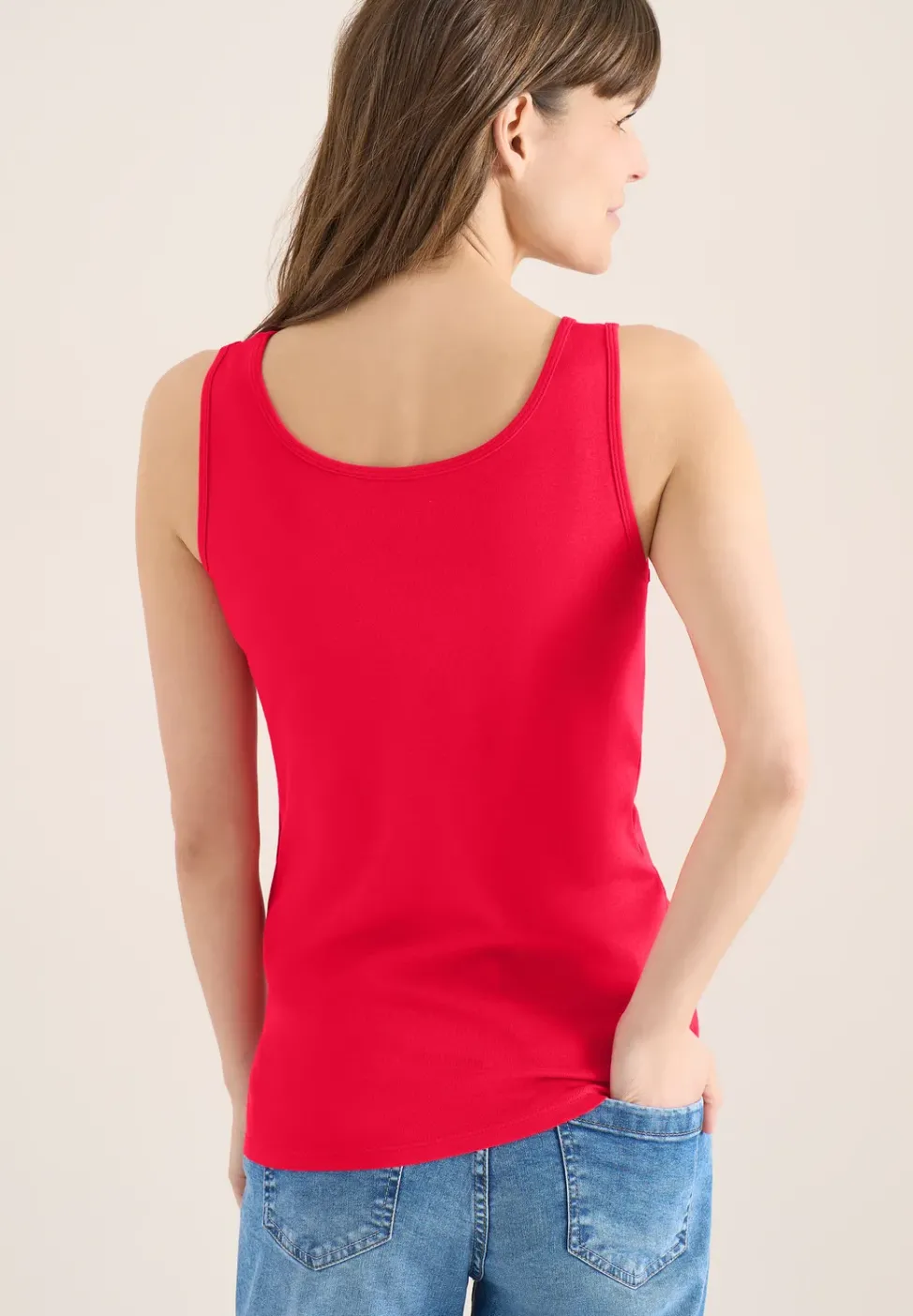 Basic Top aus reiner Baumwolle