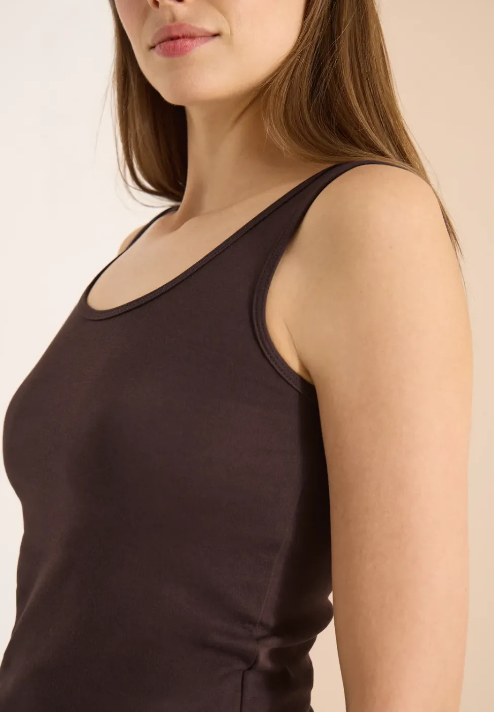 Basic Top aus reiner Baumwolle