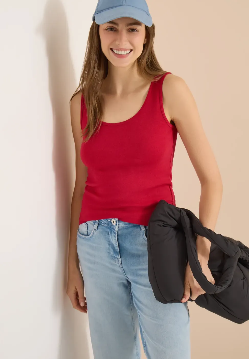 Basic Top aus reiner Baumwolle