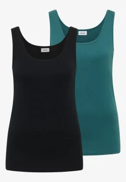 Basic Top mit Rundhals im 2er-Pack