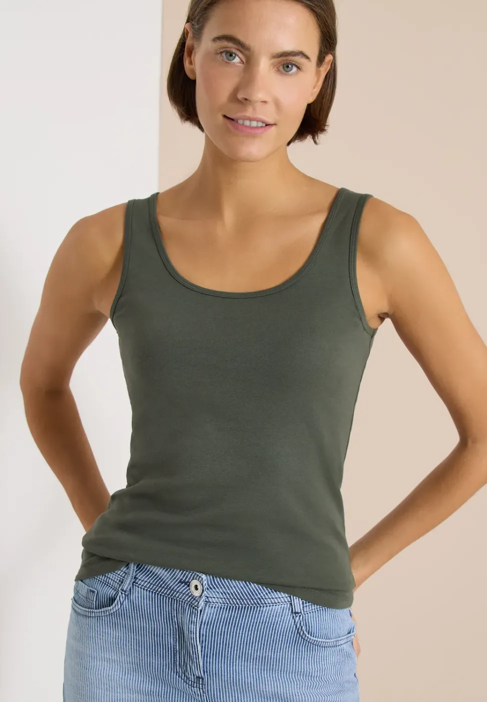Basic Top mit Rundhals im 2er-Pack