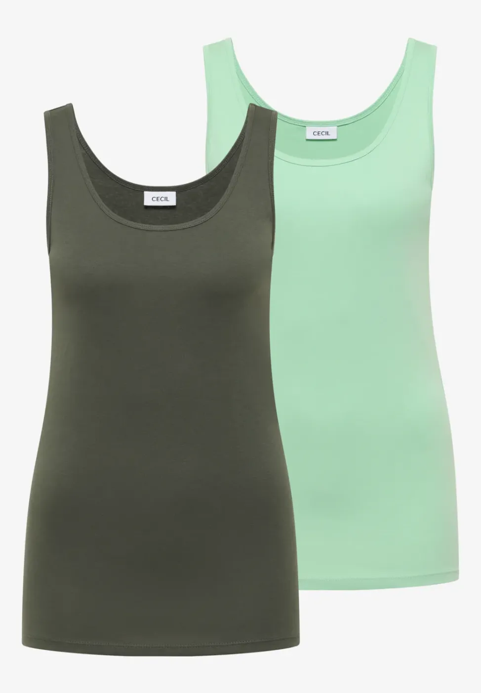 Basic Top mit Rundhals im 2er-Pack