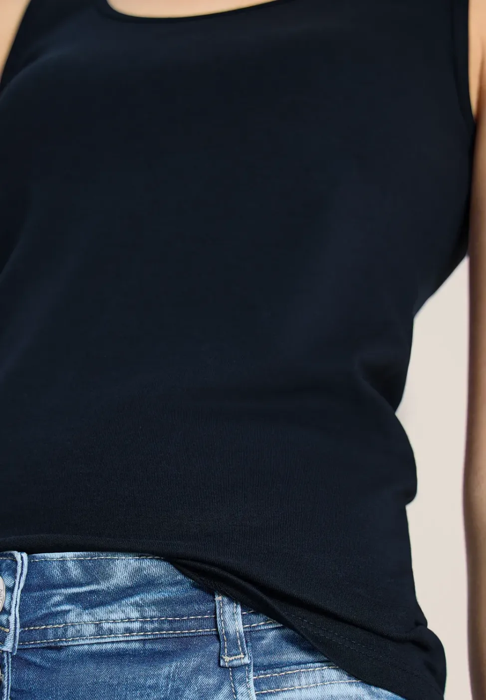 Basic Top mit Rundhals im 2er-Pack