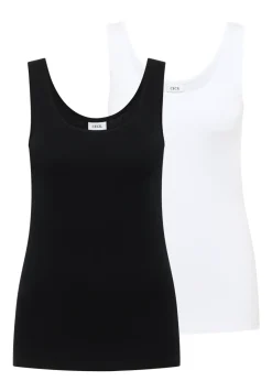 Basic Top mit Rundhals im 2er-Pack