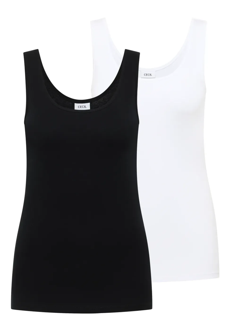 Basic Top mit Rundhals im 2er-Pack