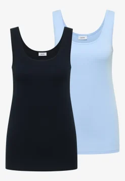 Basic Top mit Rundhals im 2er-Pack